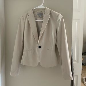 Tan blazer size 2